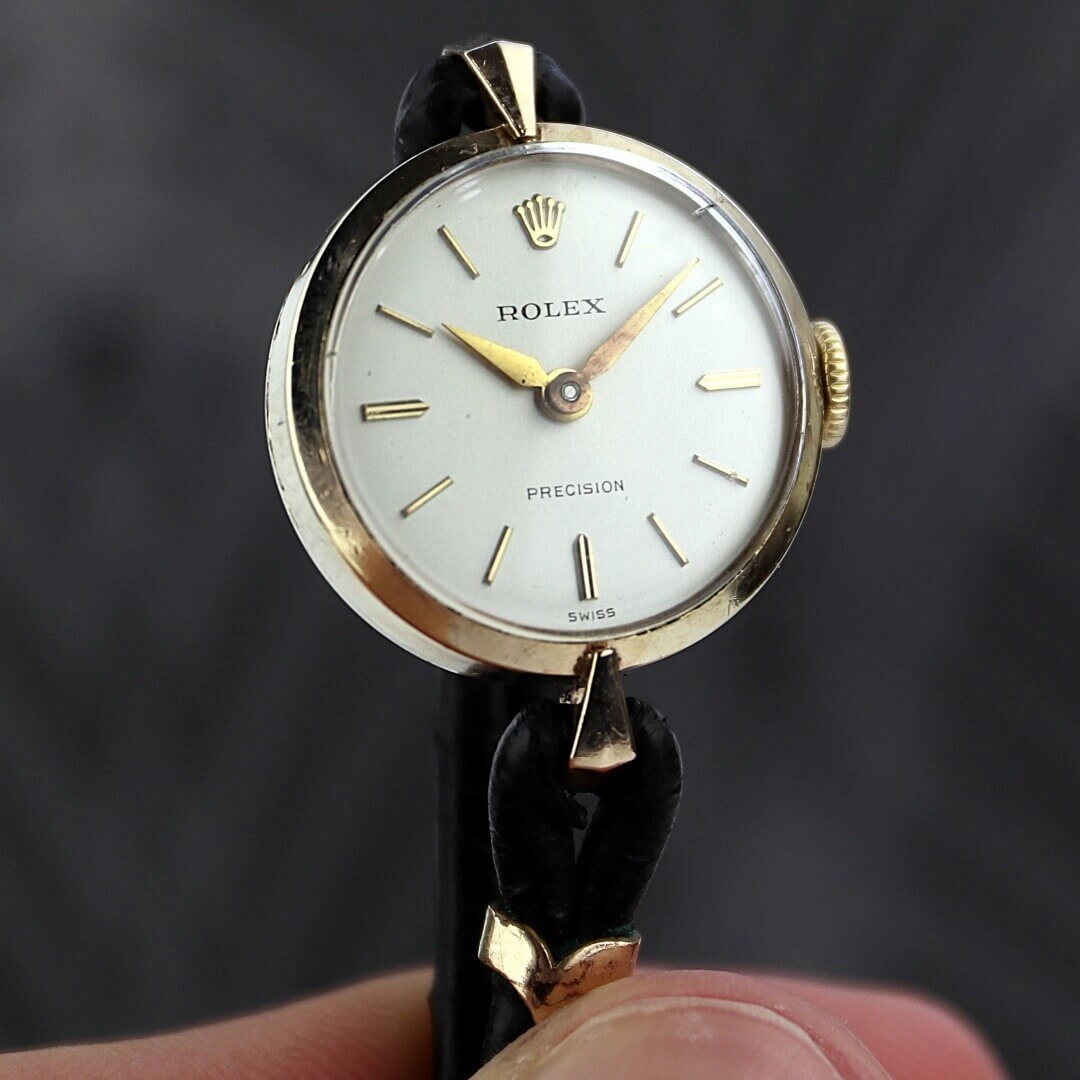 Rolex Precision Ladies 9k Gold, Circa 1960