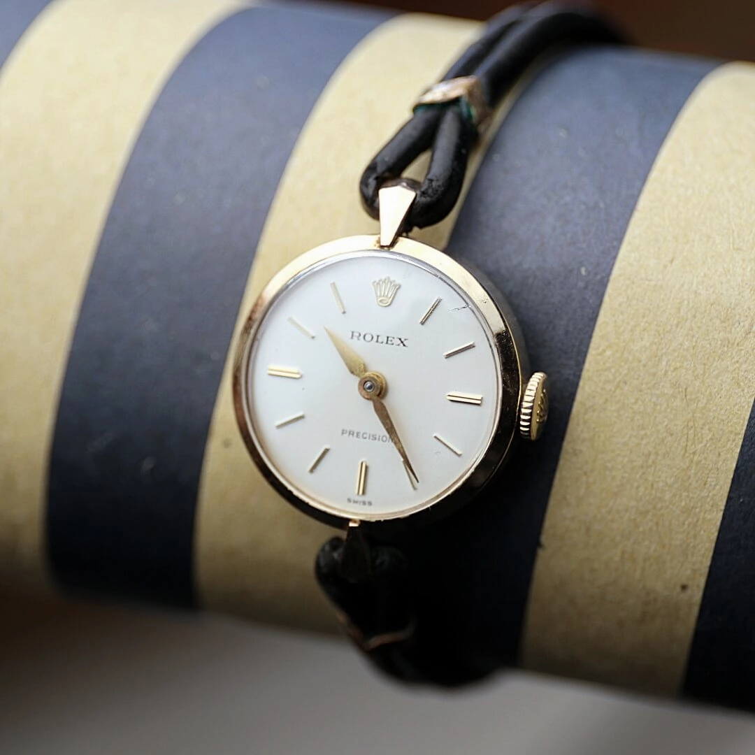 Rolex Precision Ladies 9k Gold, Circa 1960