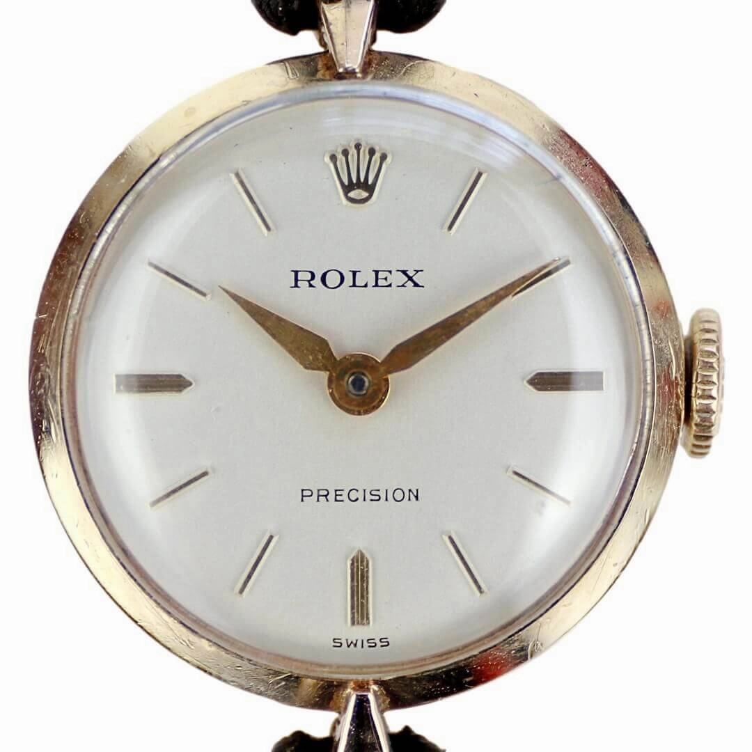 Rolex Precision Ladies 9k Gold, Circa 1960