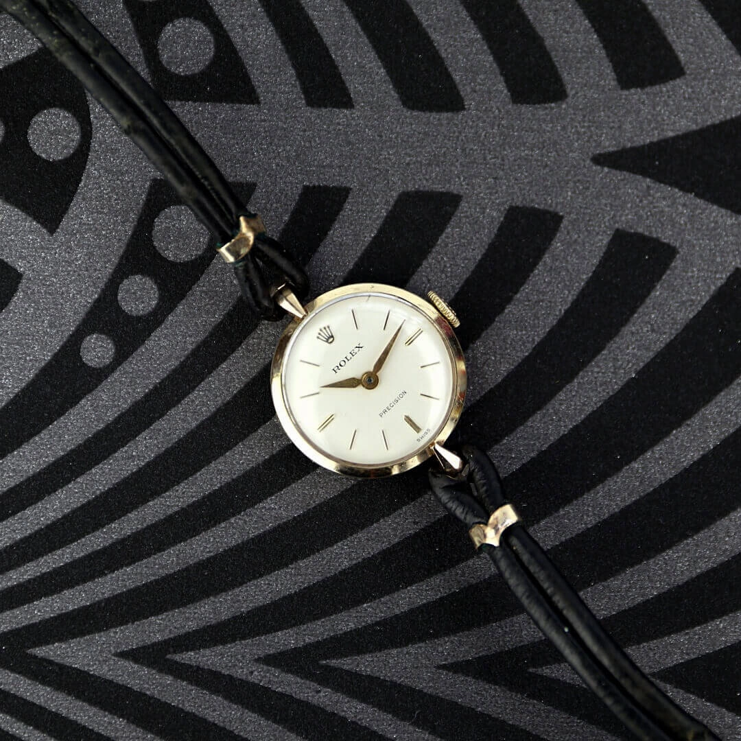 Rolex Precision Ladies 9k Gold, Circa 1960