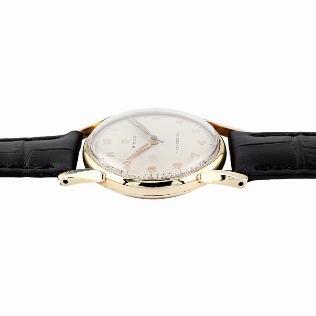 Rolex Shock-Resisting Honeycomb Dial 9k Gold, 1955