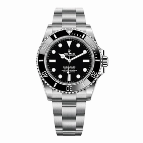 Rolex Submariner 41mm - Ref: 124060-0001 - Black Dial, Stainless Steel Oyster Bracelet Watch