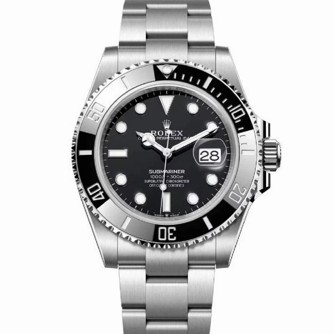 Rolex Submariner Date 41mm | Stainless steel bracelet | Black dial | Men's Watch 126610ln-0001