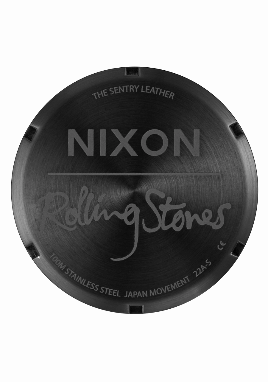 Rolling Stones Sentry Leather - All Black