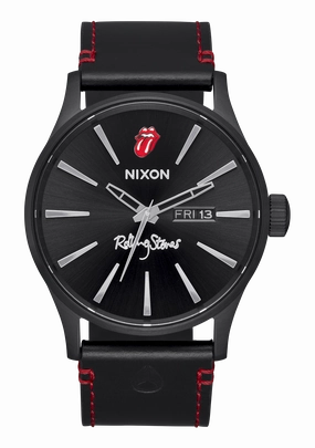 Rolling Stones Sentry Leather - All Black