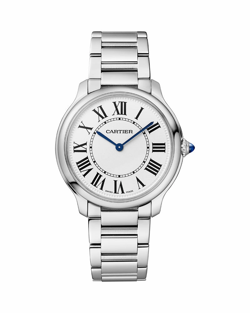 RONDE MUST DE CARTIER, 36MM, QUARTZ, STAINLESS STEEL