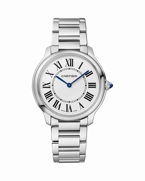 RONDE MUST DE CARTIER, 36MM, QUARTZ, STAINLESS STEEL