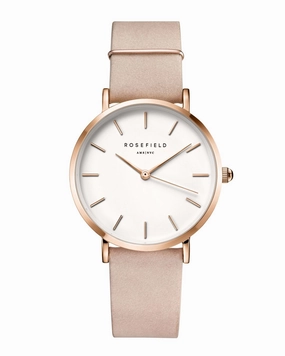 Rosefield The West Village Soft Pink Rosegold Watch WSPR-W73