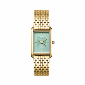 Rosefield Watch - Heirloom Mint Green Dial & Gold Link Strap