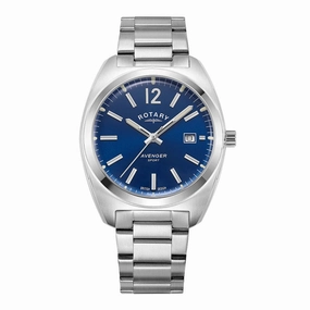 Rotary Avenger Blue Dial Stainless Steel Mens Watch GB05480/05