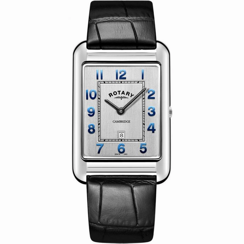 Rotary Cambridge Leather Strap Mens Watch GS05280/70