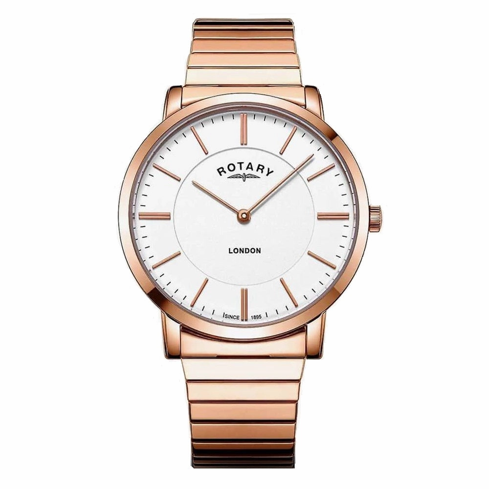 Rotary Expander Rose Gold Men's Watch GB02767/02