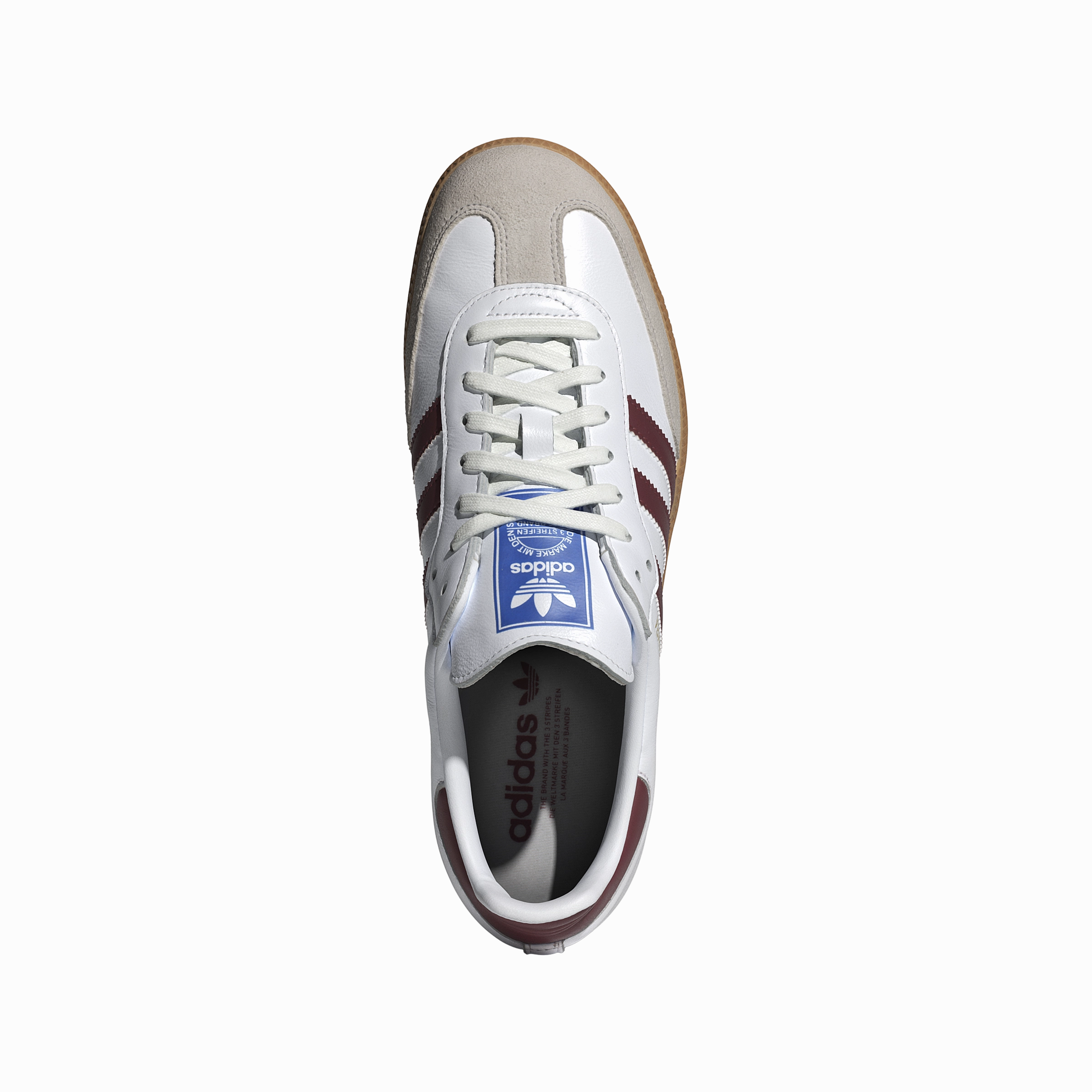 Samba OG 'White Collegiate Burgundy'