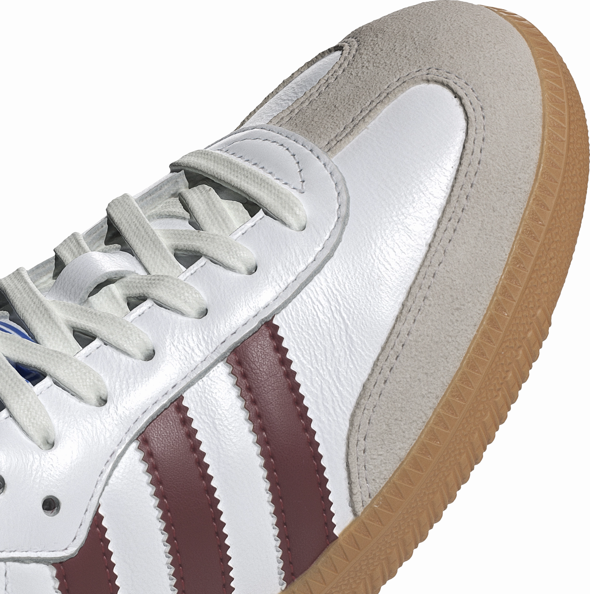 Samba OG 'White Collegiate Burgundy'
