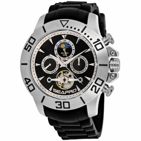 Seapro Men's Watch - Montecillo Automatic Black Dial Rubber Bracelet | SP5120