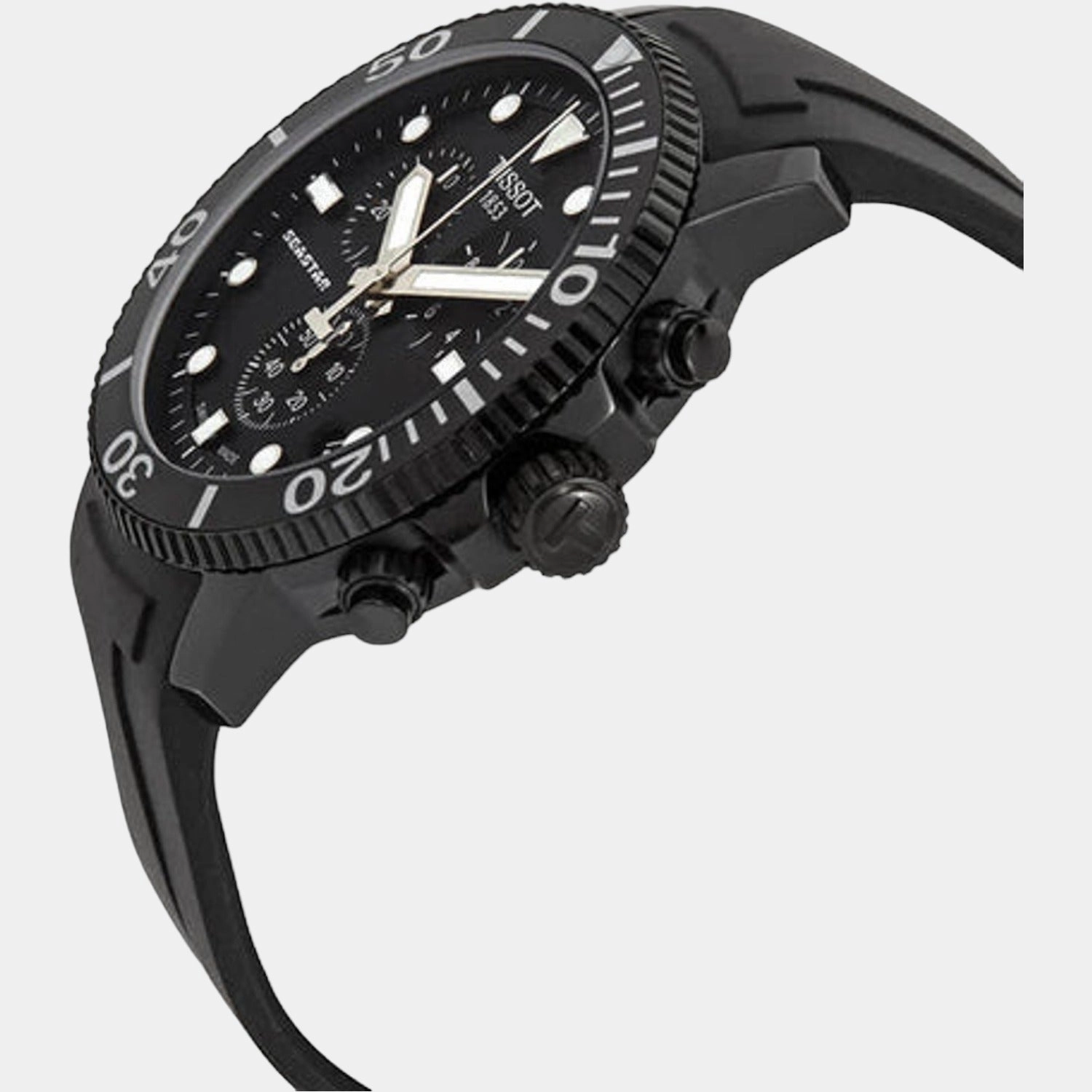 Seastar Men Chronograph Silicon Watch T1204173705102