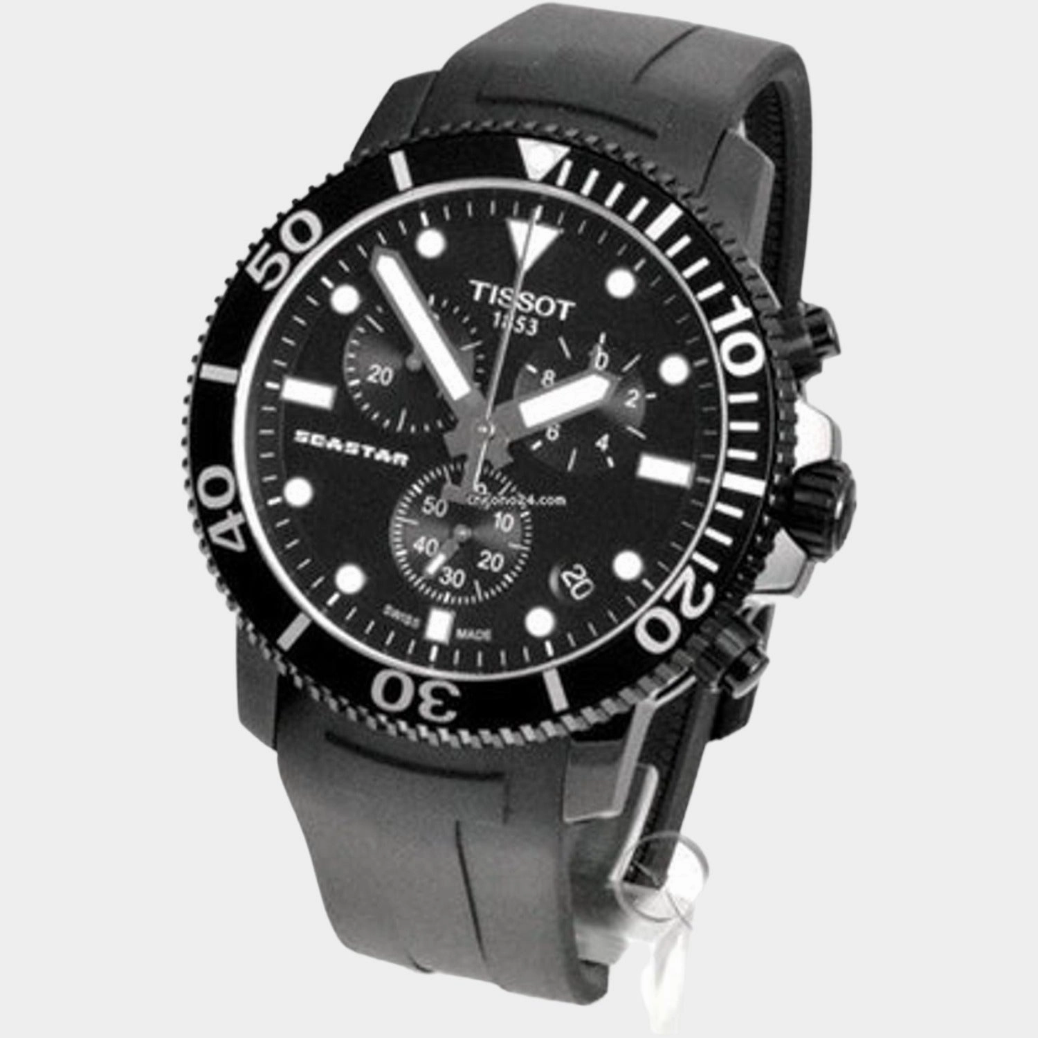 Seastar Men Chronograph Silicon Watch T1204173705102