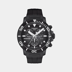 Seastar Men Chronograph Silicon Watch T1204173705102