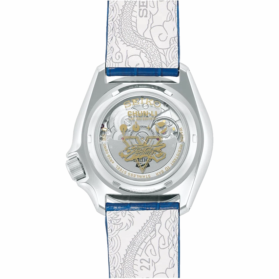 Seiko 5 SRPF17K1 Street Fighter "Chun Li" Automatic Watch for Men's