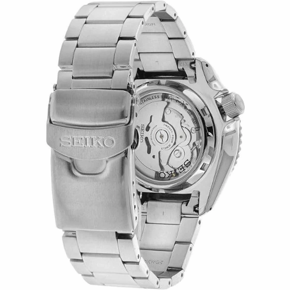 Seiko Men's Watch - 5 Sports Automatic Power Reserve Green Dial Bracelet | SRPD63K1