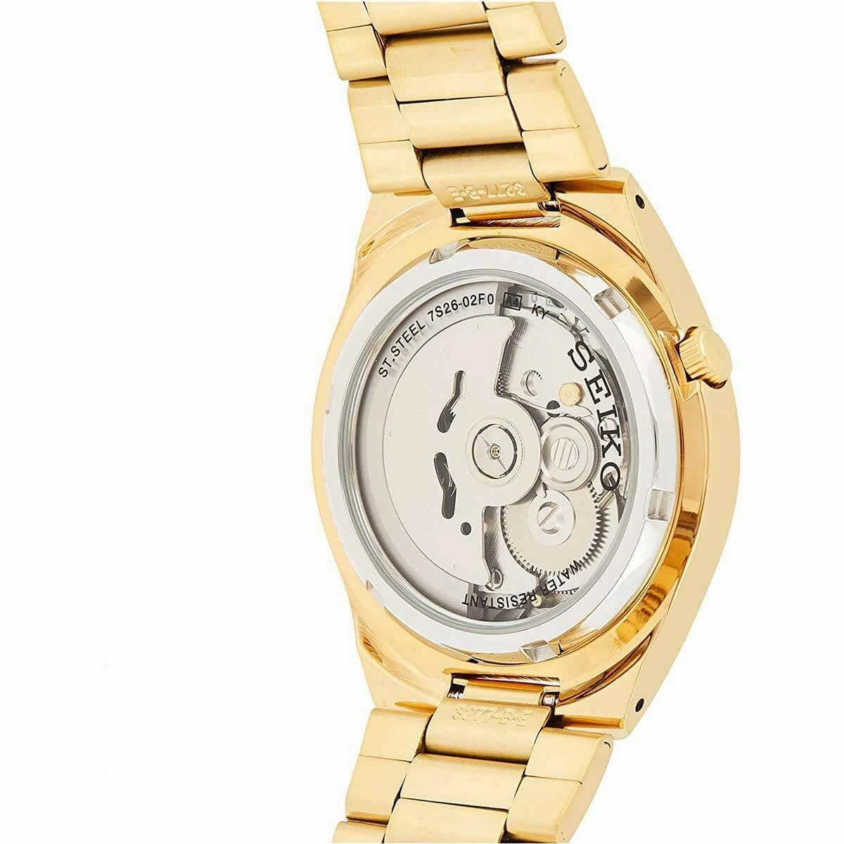 Seiko Men's Watch - Automatic Yellow Gold Stainless Steel Bracelet | SNK610K1