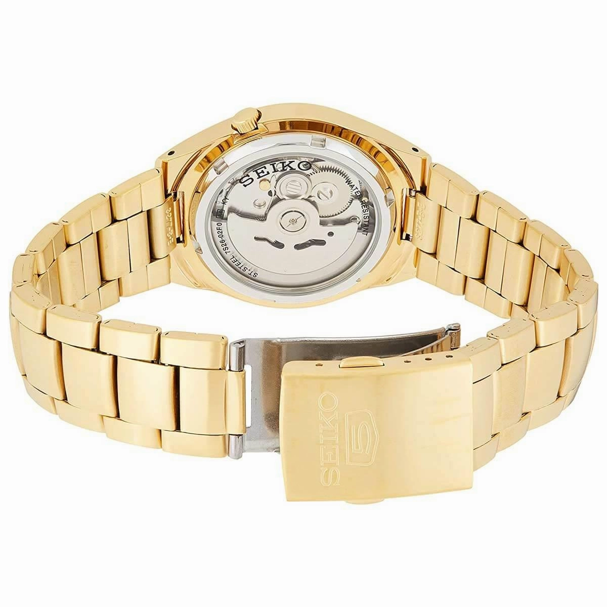 Seiko Men's Watch - Automatic Yellow Gold Stainless Steel Bracelet | SNK610K1