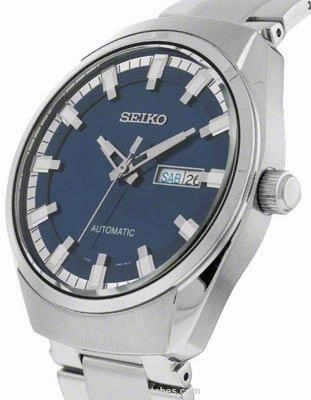 Seiko Mens Automatic Recraft Series - Stainless Case & Bracelet - Blue Dial