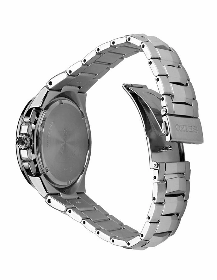Seiko Mens Diamond Solar Alarm Coutura Perpetual Calendar Watch - Bracelet