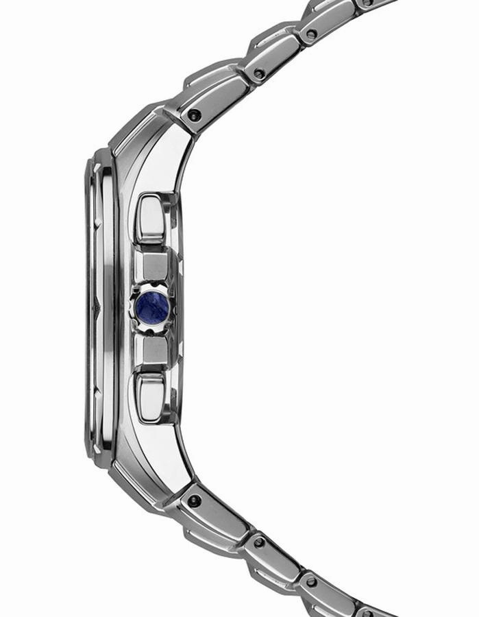 Seiko Mens Diamond Solar Alarm Coutura Perpetual Calendar Watch - Bracelet