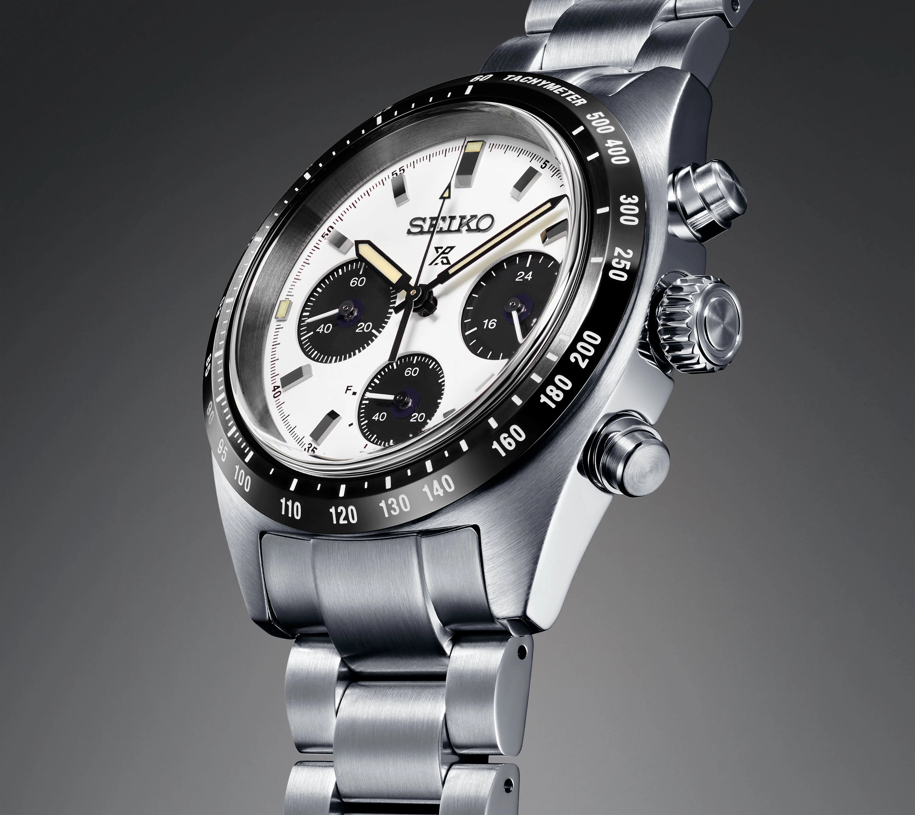 Seiko Prospex Solar Chronograph Watch SSC813P Panda Dial