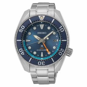 Seiko Prospex Solar GMT Diver Watch Aqua Dial SFK001J