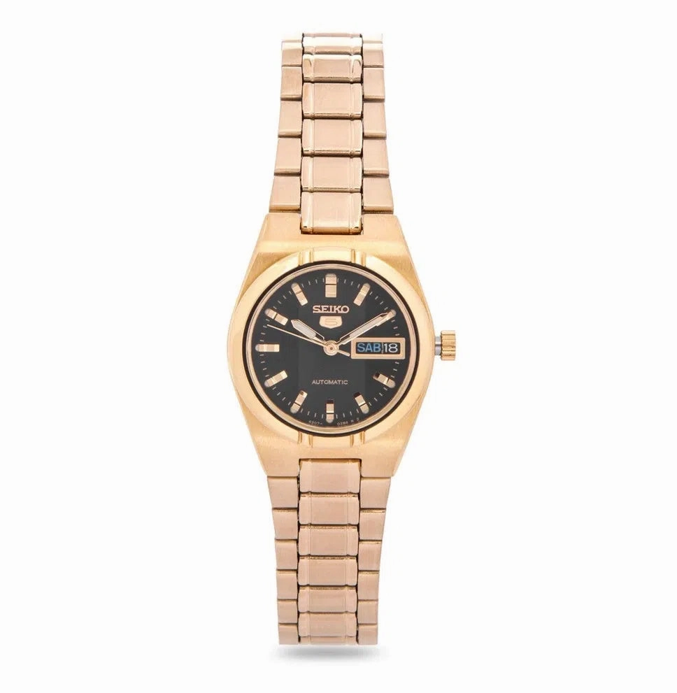 SEIKO SYM602K Automatic Gold Plated Stainless Steel Watch for Women
