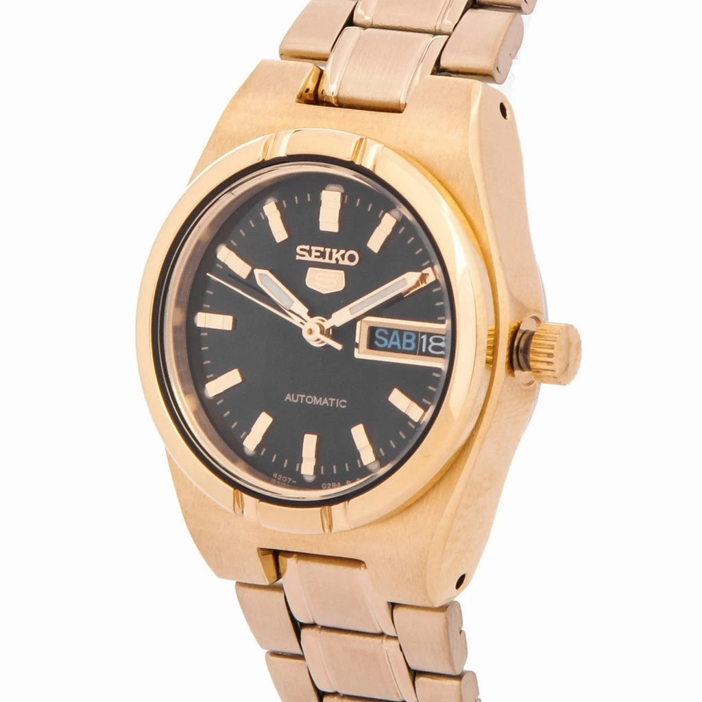 SEIKO SYM602K Automatic Gold Plated Stainless Steel Watch for Women
