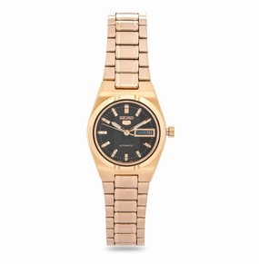 SEIKO SYM602K Automatic Gold Plated Stainless Steel Watch for Women