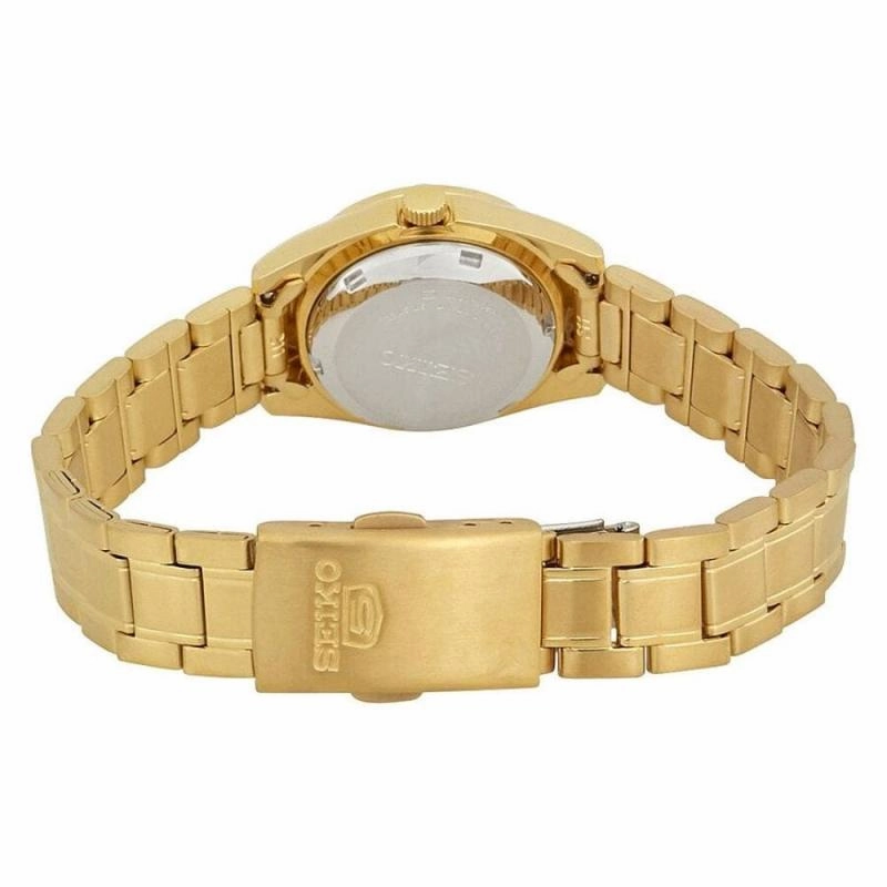 SEIKO SYMK20K1 Automatic Gold Stainless Steel Watch for Women