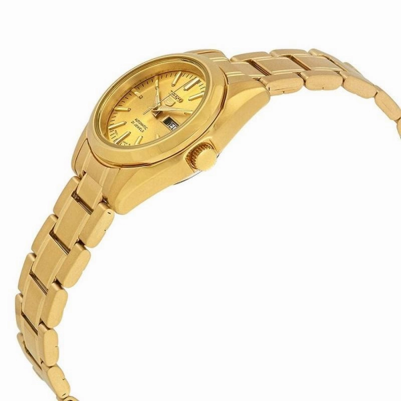 SEIKO SYMK20K1 Automatic Gold Stainless Steel Watch for Women