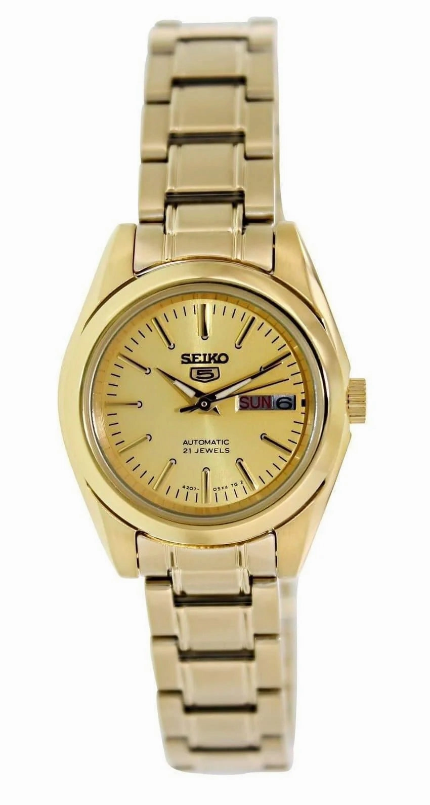 SEIKO SYMK20K1 Automatic Gold Stainless Steel Watch for Women