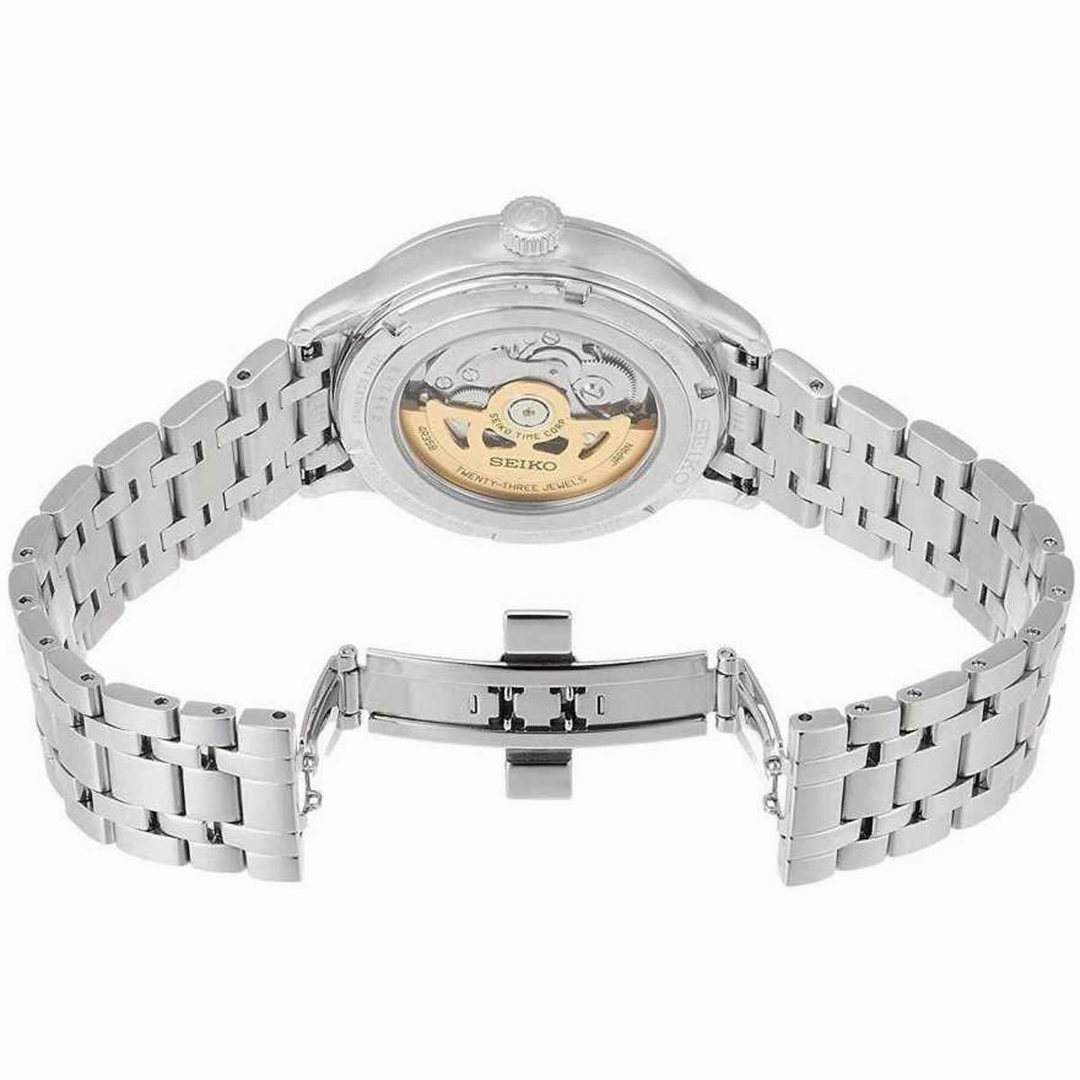 Seiko Women's Quartz Watch - Blue Mother of Pearl Stainless Steel Bracelet | SRZ531P1