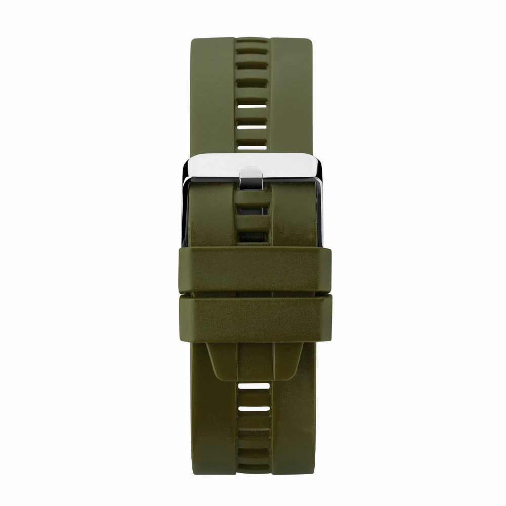 Sekonda Active Smart Watch Black Case Green Silicone Strap 1993