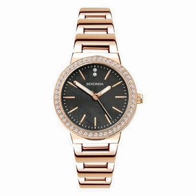 Sekonda Amelia Rose Crystal Set Ladies Watch 40530