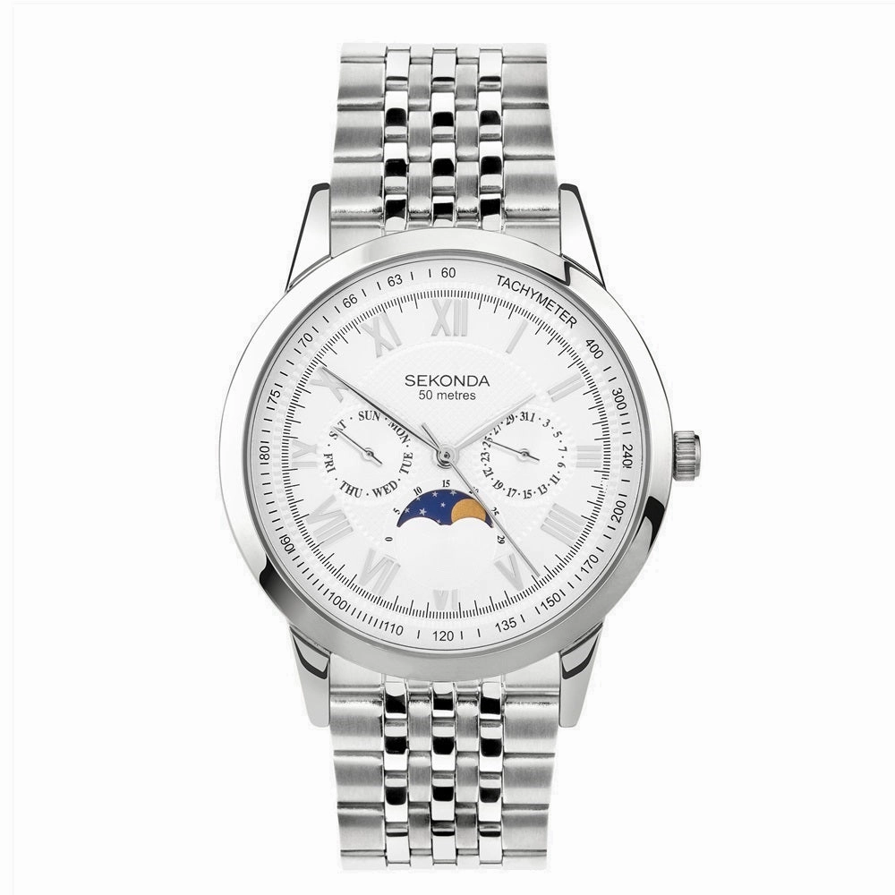 Sekonda Armstrong Moon Phase Mens Watch 30229