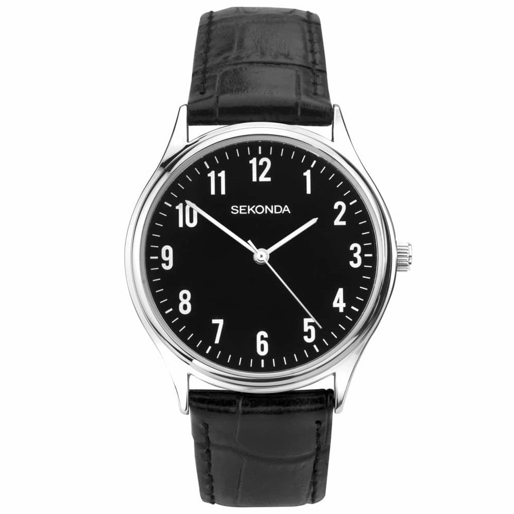 Sekonda Black Dial Mens Watch 1777
