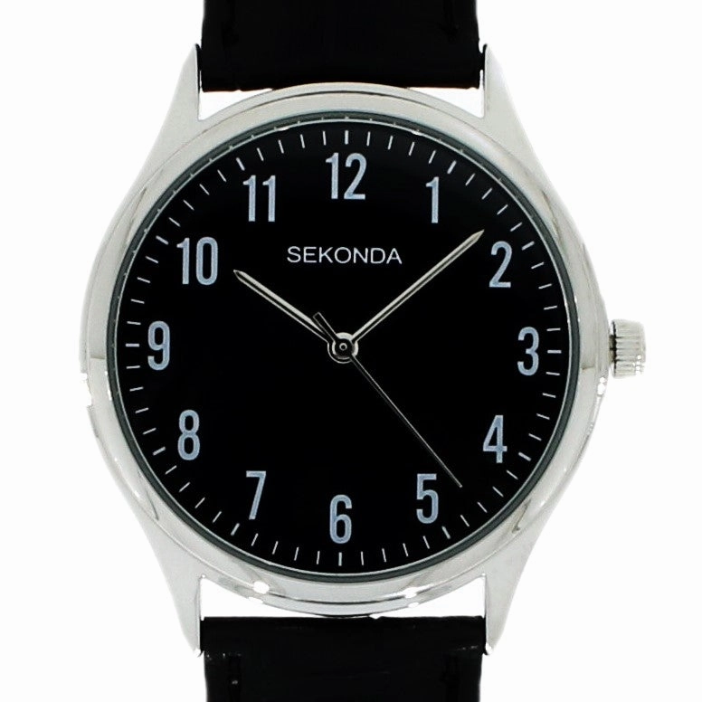 Sekonda Black Dial Mens Watch 1777