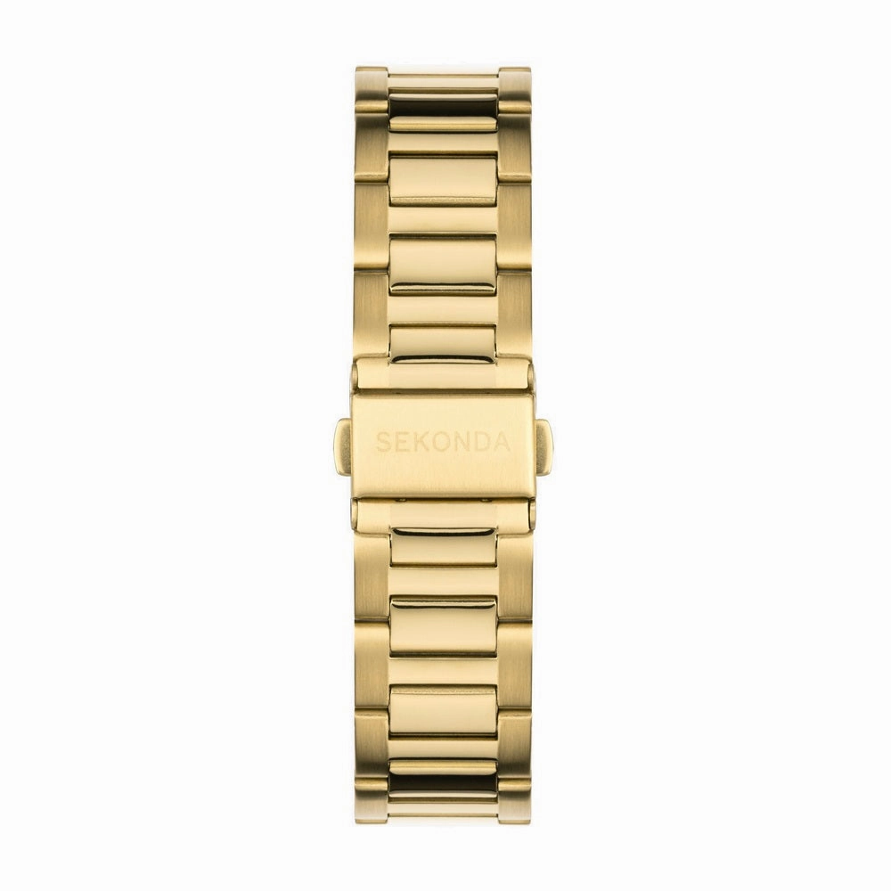 Sekonda Circuit Chronograph Mens Gold Plated Watch 30203
