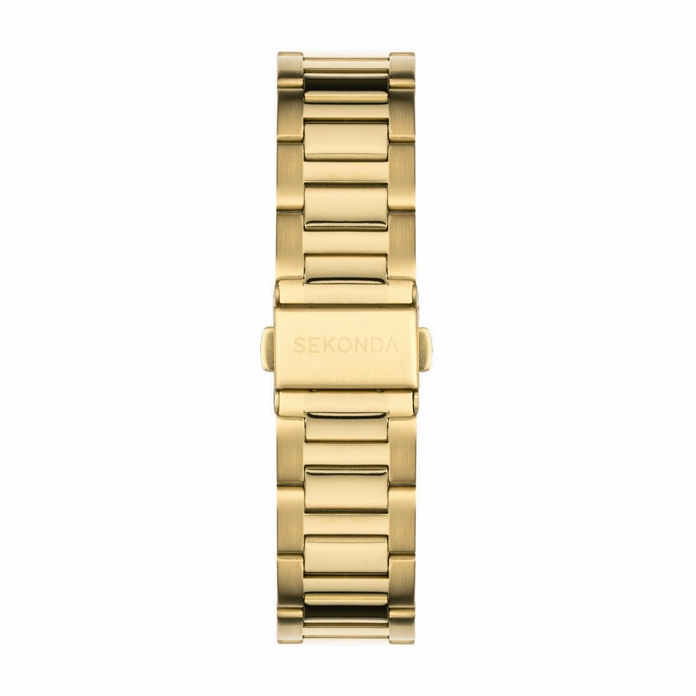 Sekonda Circuit Chronograph Mens Gold Plated Watch 30203