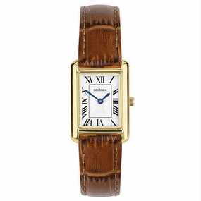 Sekonda Colette Ladies Watch Classsic Collection Brown Strap 40695