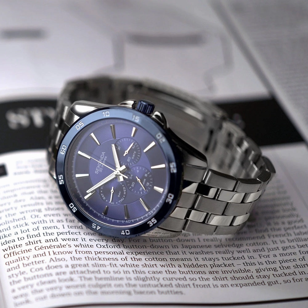 Sekonda Day Date Bracelet Mens Watch 1391
