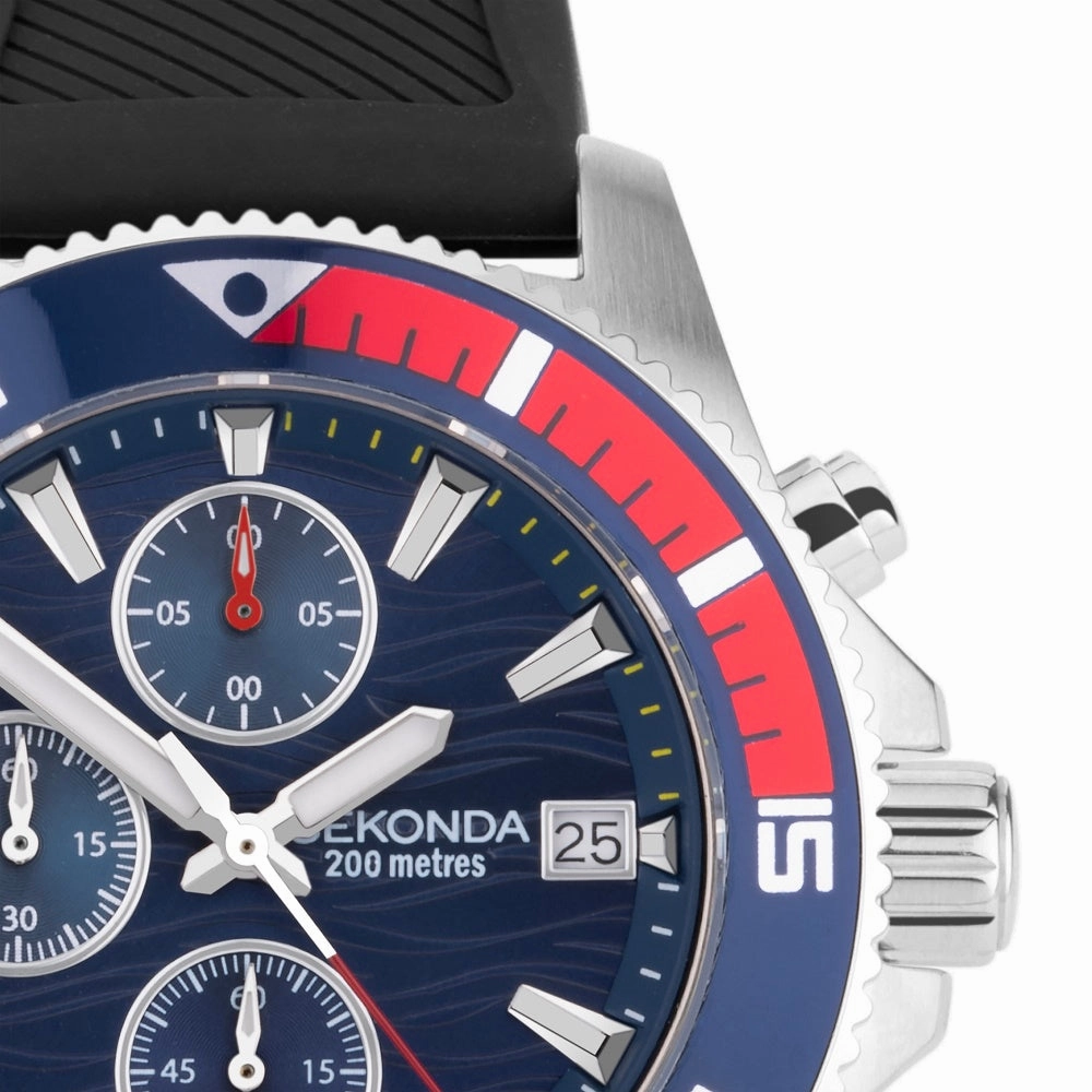 Sekonda Dive Pacific Wave Chronograph Mens Watch 30114