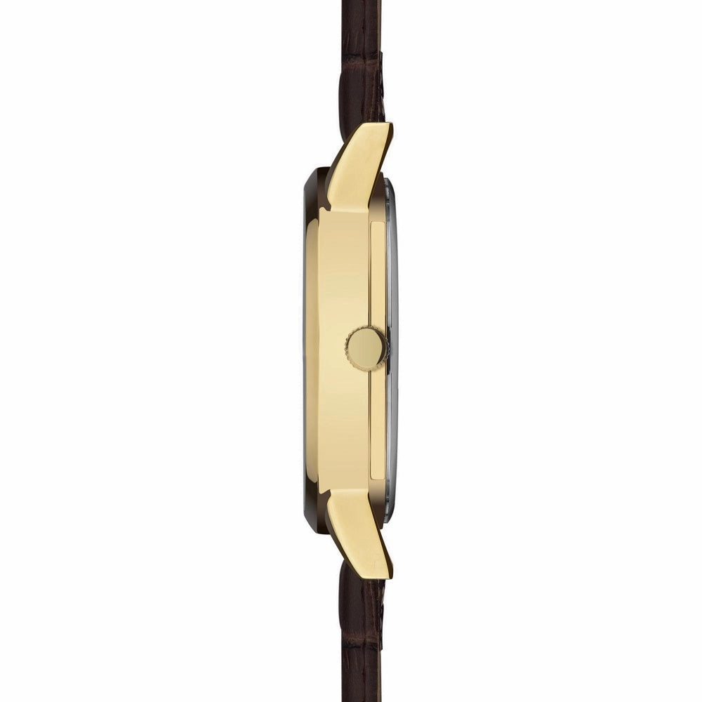 Sekonda Green Dial Brown Leather Strap Mens Watch 30151