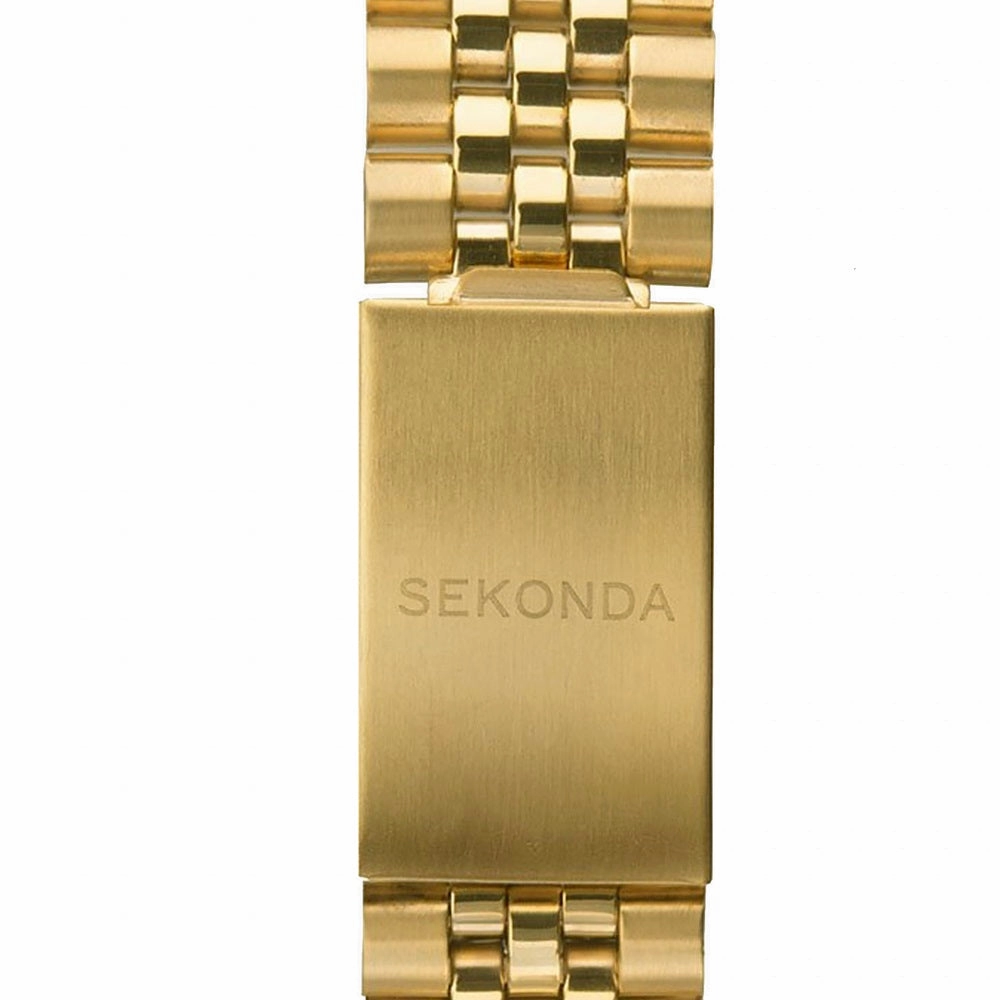 Sekonda King Green Dial Gold Tone Mens Watch 30157